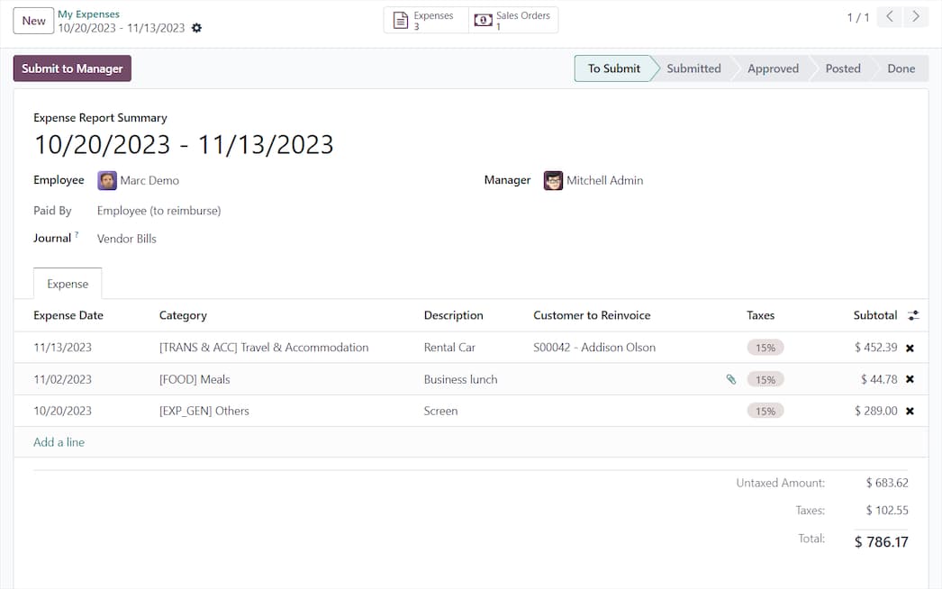 النفقات — screenshot 5