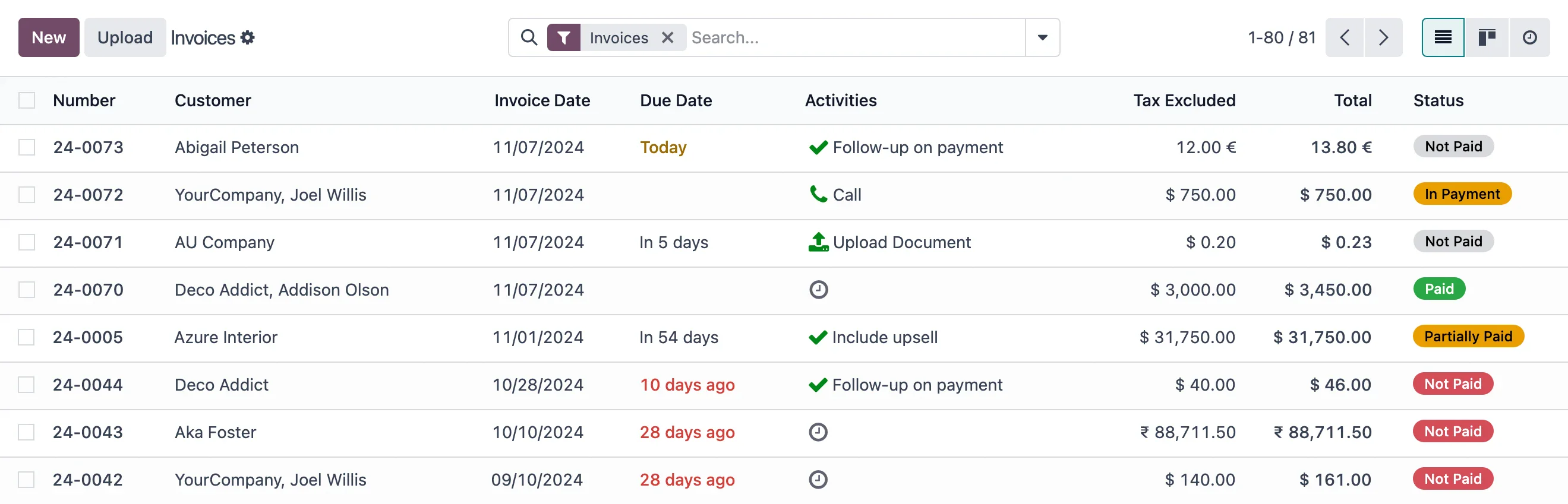 Invoicing — screenshot 4